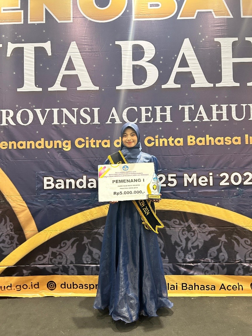 DUTA BAHASA PROVINSI ACEH 2024 MERUPAKAN MAHASISWA FAKULTAS KEPERAWATAN UNIVERSITAS SYIAH KUALA