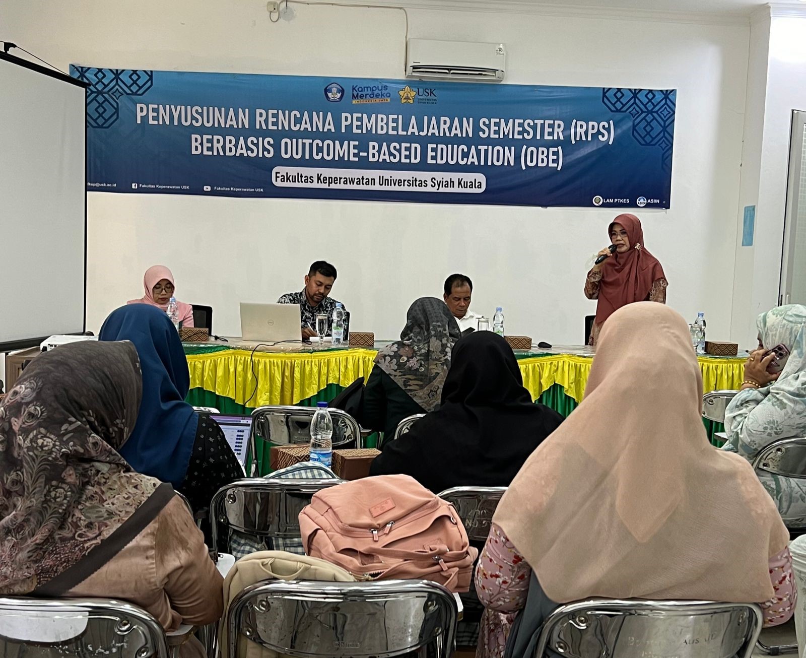 FAKULTAS KEPERAWATAN UNIVERSITAS SYIAH KUALA MENYELENGGARAKAN KEGIATAN PENYUSUNAN RENCANA PEMBELAJARAN SEMESTER (RPS) BERBASIS OUTCOME-BASED EDUCATION (OBE)
