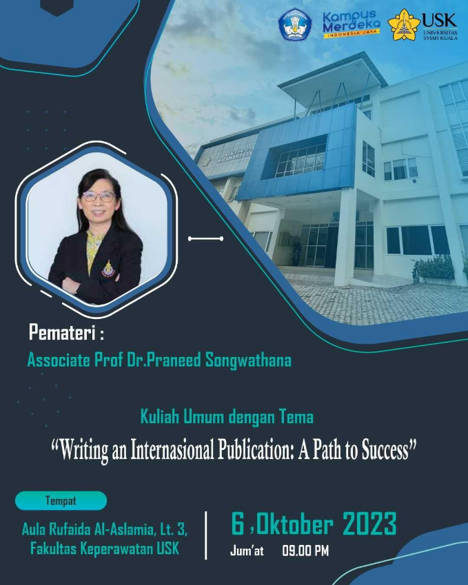KULIAH TAMU INTERNASIONAL OLEH PRINCE OF SONGKLA UNIVERSITY, THAILAND