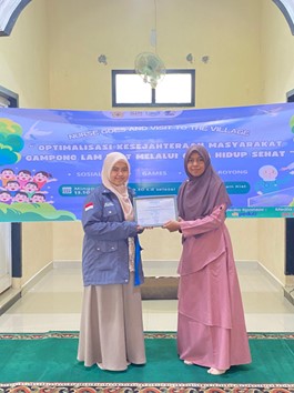 KEGIATAN NURSING GOES AND VISIT TO THE VILLAGE (NGV2) DI GAMPONG LAMKLAT