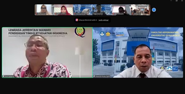 KEGIATAN MONEV PASCA AKREDITASI PROGRAM STUDI PROFESI NERS, FAKULTAS KEPERAWATAN UNIVERSITAS SYIAH KUALA