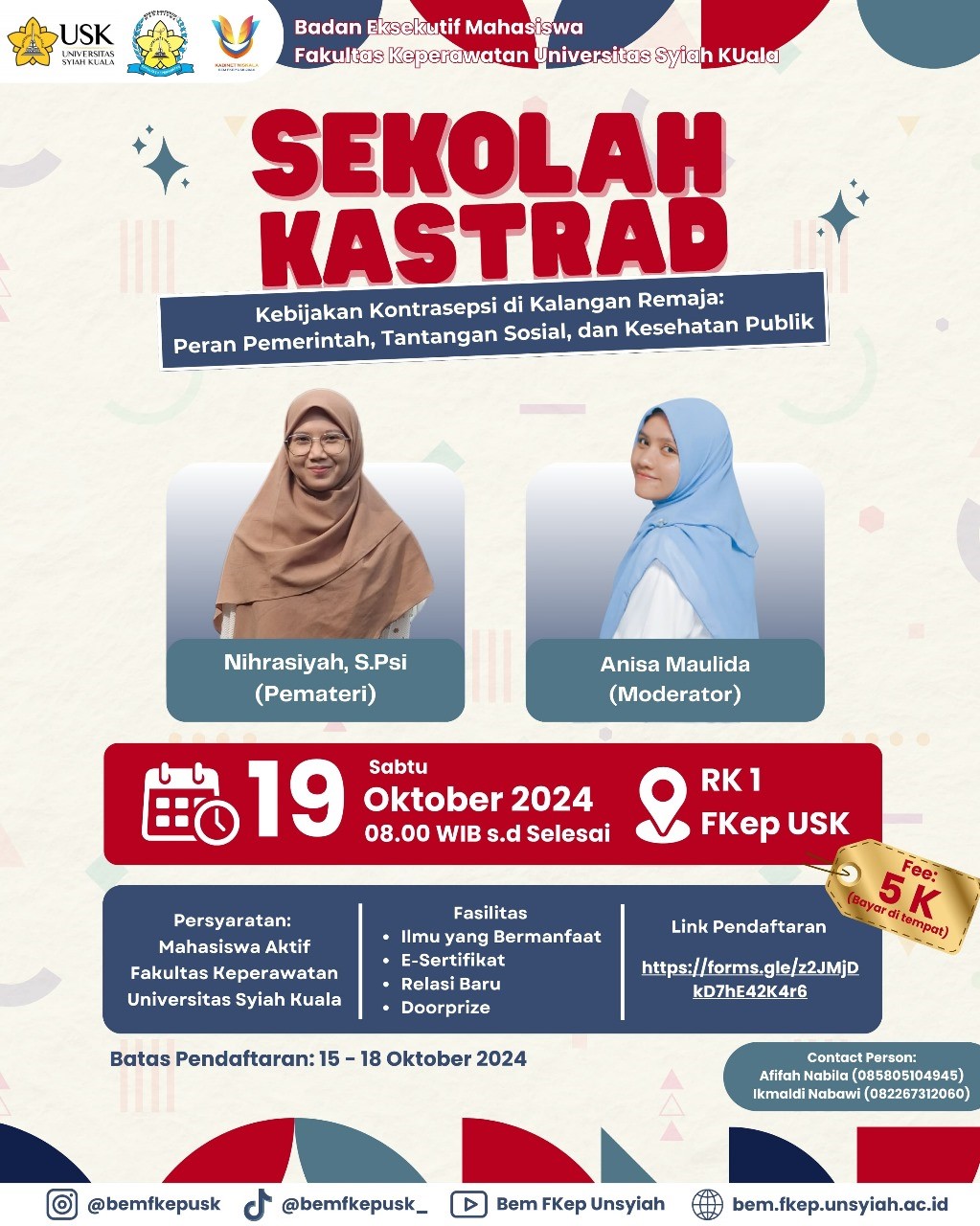 BEM FKEP USK – Seminar Mahasiswa