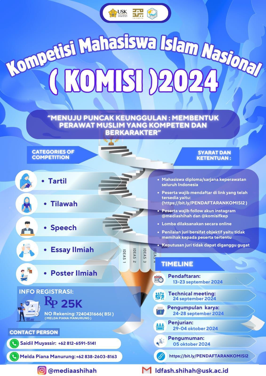 LDF Ash-Shihah FKEP USK – Kompetisi Mahasiswa Islam Nasional