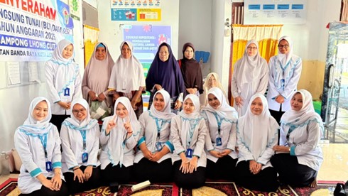 Mahasiswa K3S FKep USK Stase Keperawatan Gerontik Gelar Edukasi dan Senam Hipertensi untuk wujudkan Lansia Tetap Sehat dan Aktif di Desa Lhong Cut
