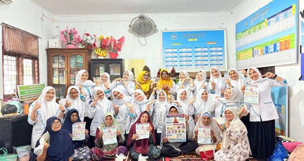 MAHASISWA K3S KEPERAWATAN USK LAKSANAKAN TERAPI RELAKSASI OTOT PROGRESIF (ROP) PADA LANSIA PENDERITA HIPERTENSI