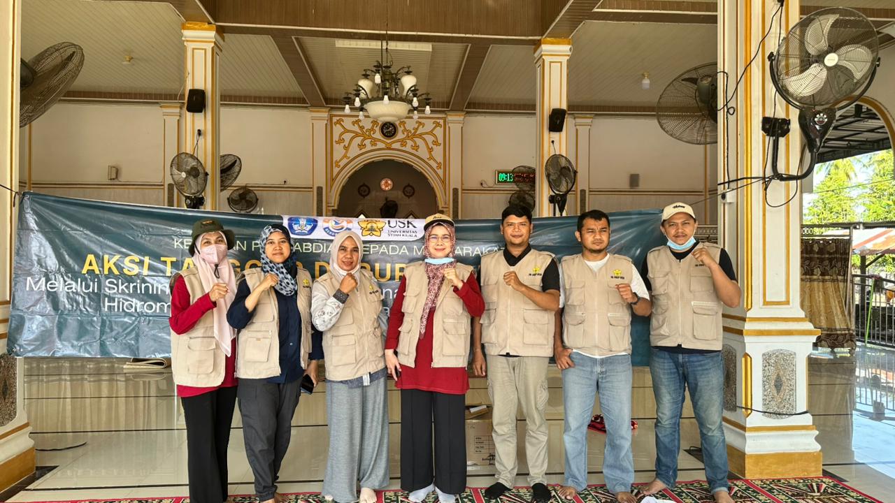 AKSI TANGGAP DARURAT FK–FKEP USK DI PIDIE JAYA, LAYANI 153 PASIEN DI DESA MEUNASAH RAYA PIDIE JAYA