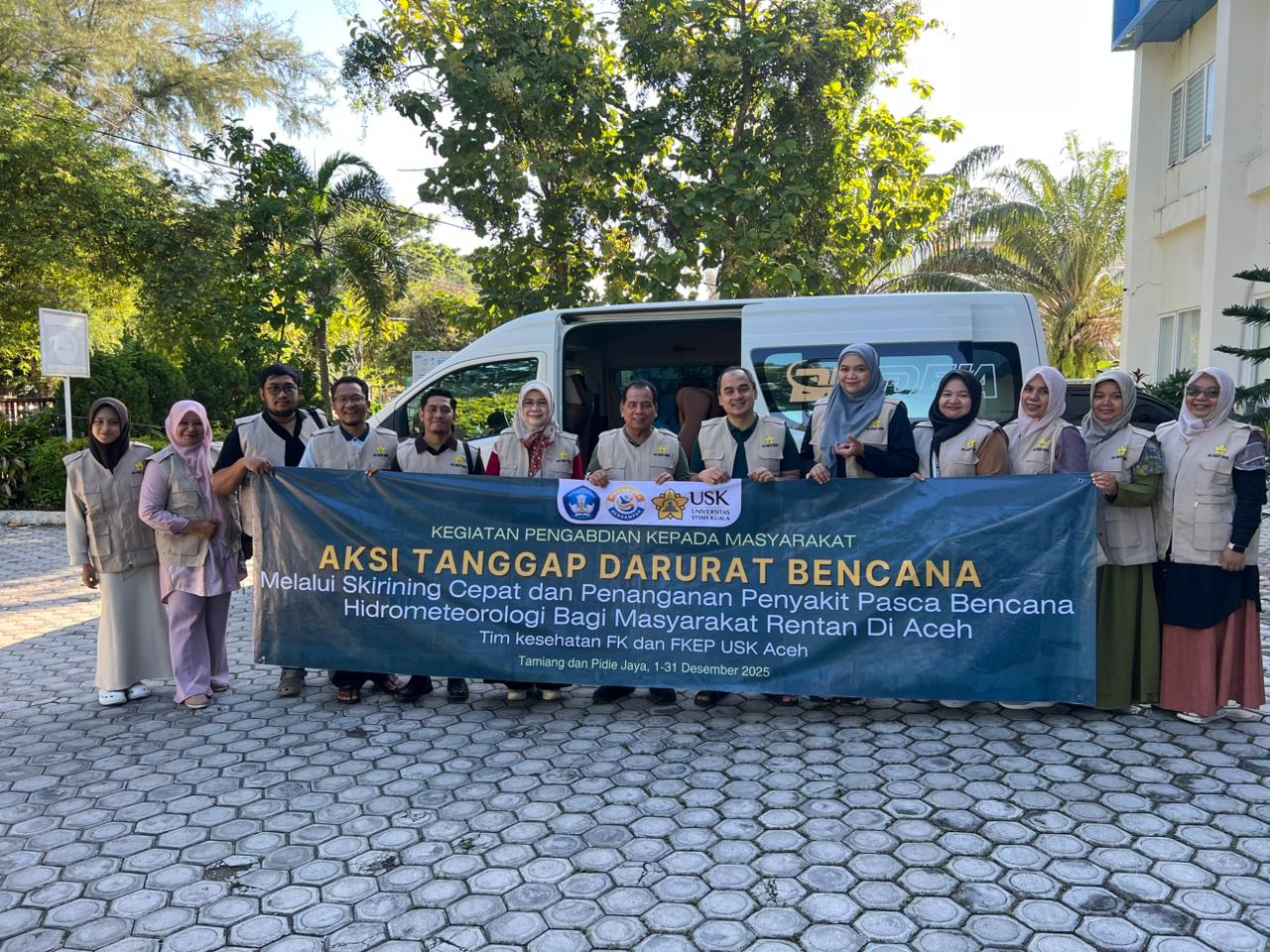 FAKULTAS KEPERAWATAN USK TEGASKAN PERAN KEMANUSIAAN, RELAWAN SENYAR DIKERAHKAN KE DAERAH TERDAMPAK BENCANA