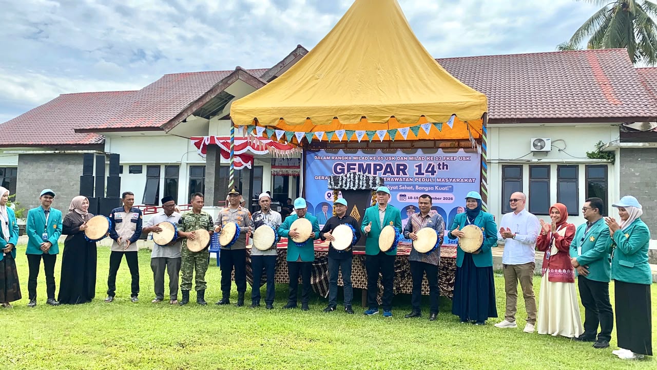 GEMPAR 14 FKEP USK RESMI DIBUKA MELALUI OPENING CEREMONY DI ACEH JAYA