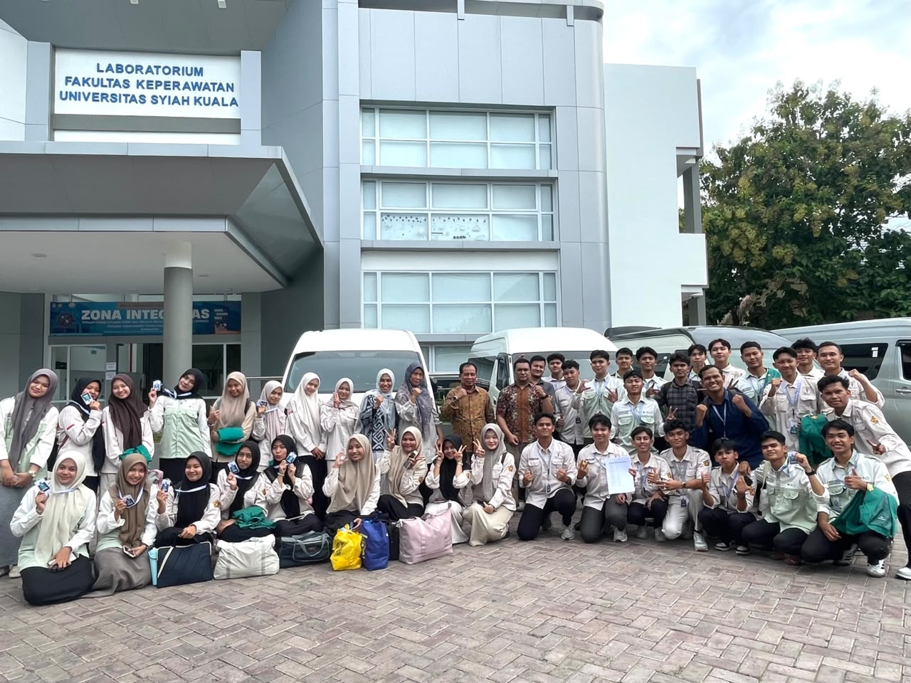 PELEPASAN PANITIA GEMPAR 14 FKEP USK MENUJU DESA PAJAR, PATEK ACEH JAYA