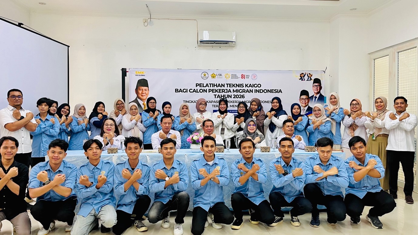 FKEP USK BUKA PELATIHAN KAIGO BAGI CALON PEKERJA MIGRAN INDONESIA MELALUI KOLABORASI DENGAN BP3MI DAN UPT BAHASA USK